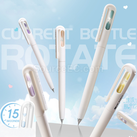 Customization Creative Hourglass Advertise Pen Promotional Products
