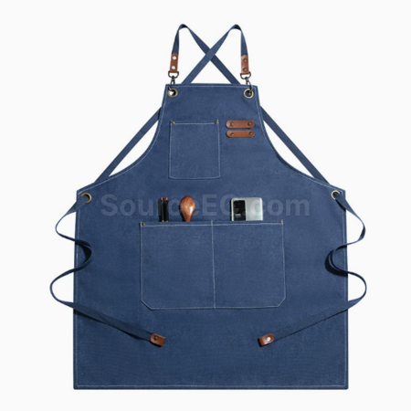 Customization Cross tied denim apron Promotional Products