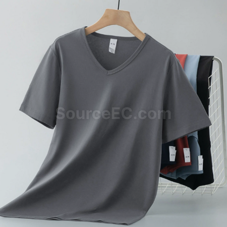 Customization Modal V-neck T-shirt Promotional Products