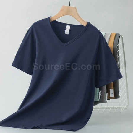 Customization Modal V-neck T-shirt Promotional Products