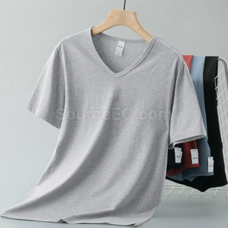 Customization Modal V-neck T-shirt Promotional Products