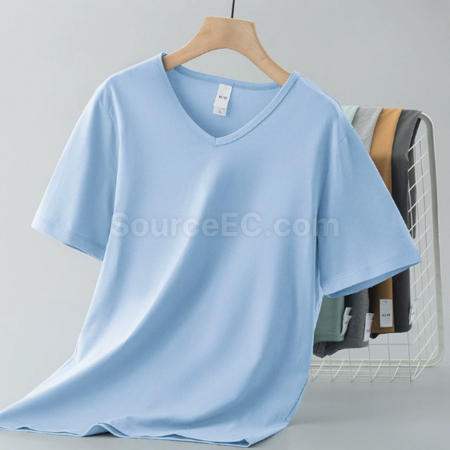 Customization Modal V-neck T-shirt Promotional Products