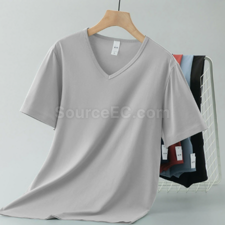 Customization Modal V-neck T-shirt Promotional Products
