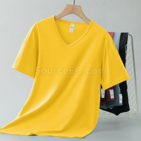 Customization Modal V-neck T-shirt Promotional Products