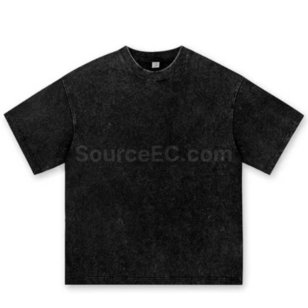 Customization 230g/270g washed water to make heavy-duty pure cotton t-shirt Promotional Products
