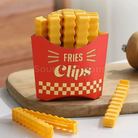 Customization French fry shaped sealing clip Promotional Products