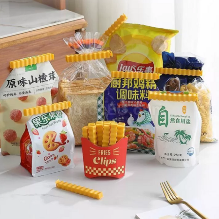Customization French fry shaped sealing clip Promotional Products