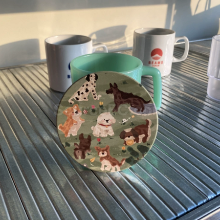 Customization Cute puppy coaster Promotional Products