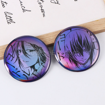 Customization Tinplate laser badge Promotional Products