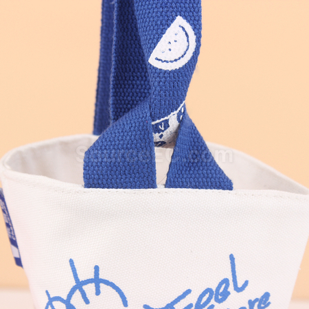 Customization Cotton Canvas Handheld Beverage Cup Bag Promotional Products