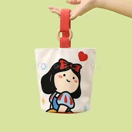 Customization Cotton Canvas Handheld Beverage Cup Bag Promotional Products