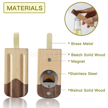 Customization Wooden Bottle Opener Promotional Products