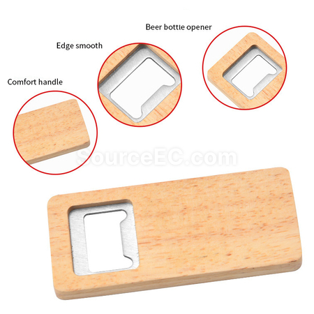 Customization Wooden Bottle Opener Promotional Products