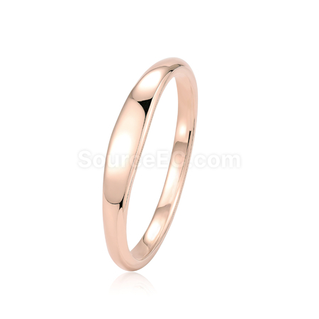 Customization Stainless Steel Couple Rings Promotional Products