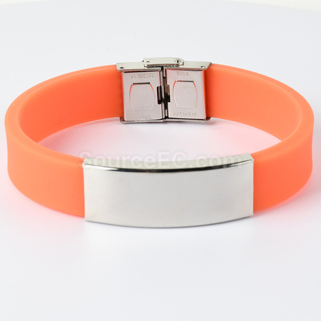Customization Engraved Silicone Sports Bracelet Promotional Products