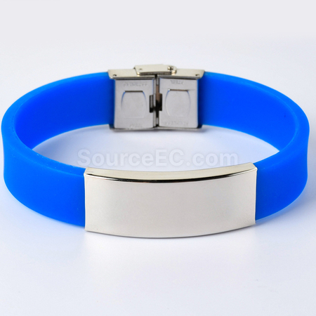 Customization Engraved Silicone Sports Bracelet Promotional Products