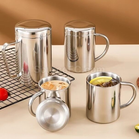 Customization 304 Stainless Steel Double Layer Mug Promotional Products