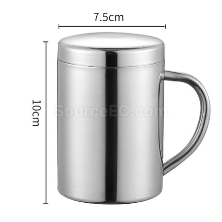 Customization 304 Stainless Steel Double Layer Mug Promotional Products