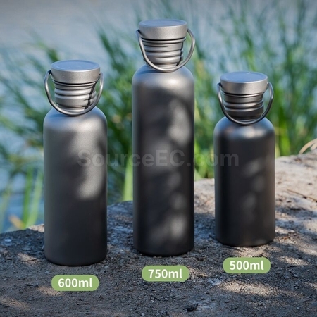 Customization Pure Titanium Sports Water Bottle Promotional Products