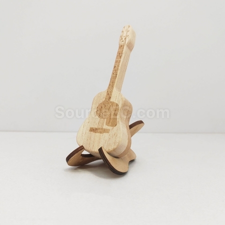 Customization Guitar Pick Wooden Box Promotional Products