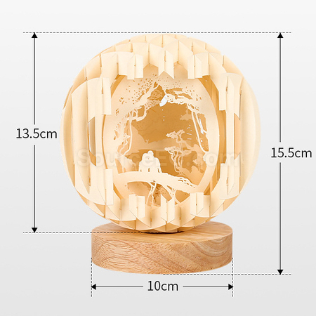 Customization Hand-Folded Paper Sculpture Ball Lamp Promotional Products