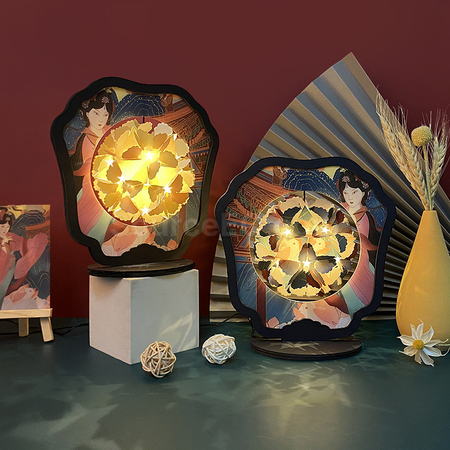 Customization Papercut Lamp with Romantic Scenery Promotional Products
