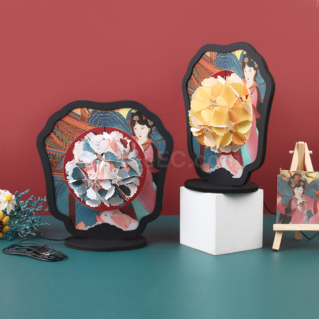 Customization Papercut Lamp with Romantic Scenery Promotional Products