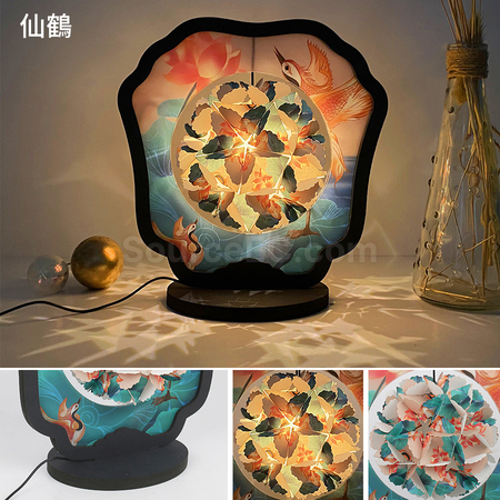 Customization Papercut Lamp with Romantic Scenery Promotional Products