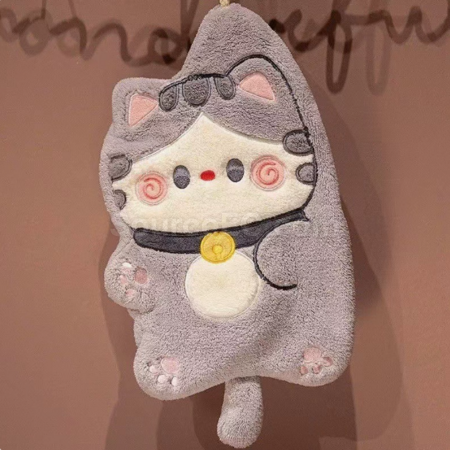 Customization Kitten hand towel Promotional Products