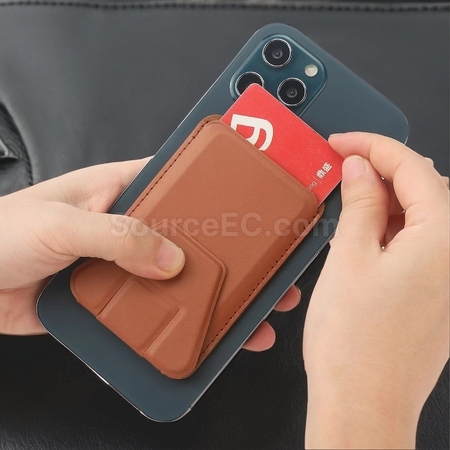 Customization Leather Card Case Phone Holder Promotional Products