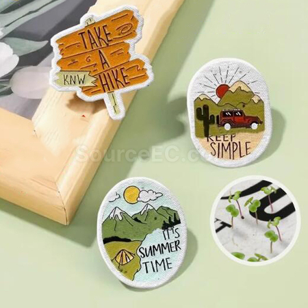 Customization Seed Paper Badge Promotional Products