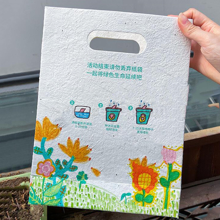 Customization Seed Paper Tote Bag Promotional Products