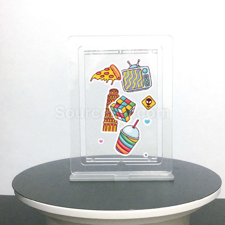 Customization Acrylic Rotating Card Stand Promotional Products