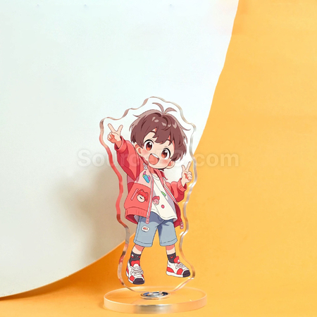 Customization Acrylic Rotating Human Figure Stand Promotional Products