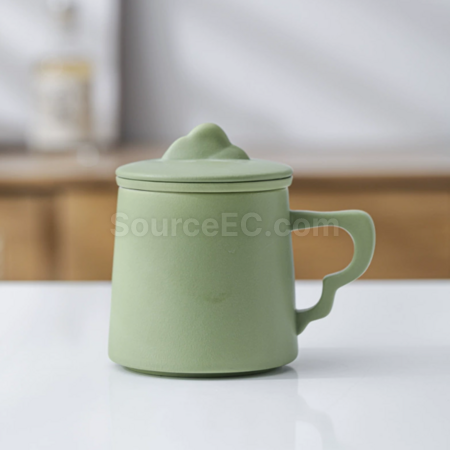 Customization Ceramic tea separation tea cup Promotional Products