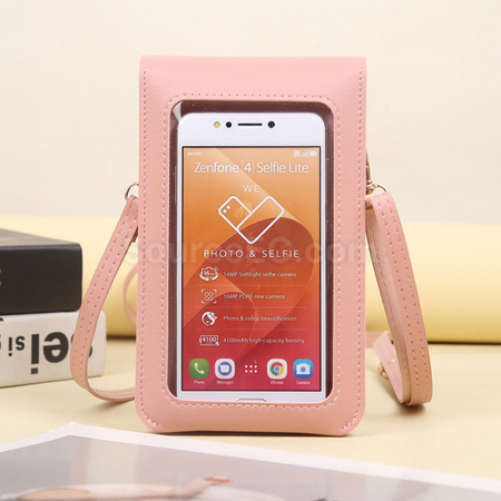 Customization PU Wallet With Touch Phone Bag Promotional Products
