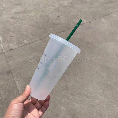 Customization PP Thick Straw Cup Promotional Products