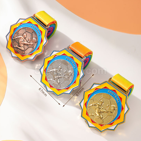 Customization Football Metal Medal Promotional Products