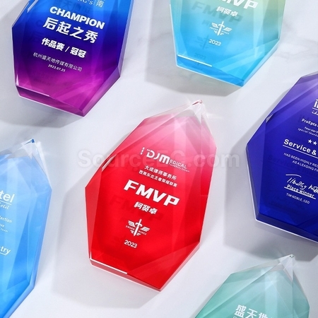 Customization Irregular Crystal Trophy Promotional Products