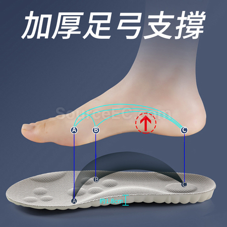 Customization Sport Shock Absorbing Insoles Promotional Products