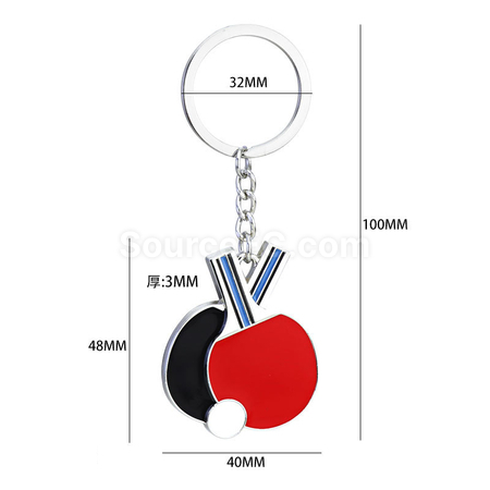 Customization Table Tennis Keychain Promotional Products