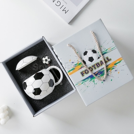 Customization Football Ceramic Mug Promotional Products