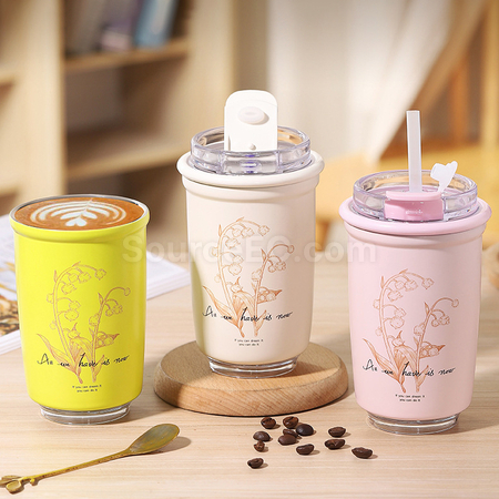 Customization Stainless Steel Dual-Drink Coffee Cup Promotional Products