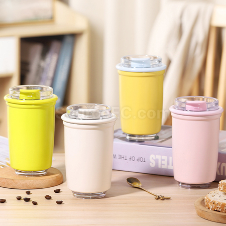 Customization Stainless Steel Dual-Drink Coffee Cup Promotional Products