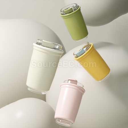 Customization Stainless Steel Dual-Drink Coffee Cup Promotional Products