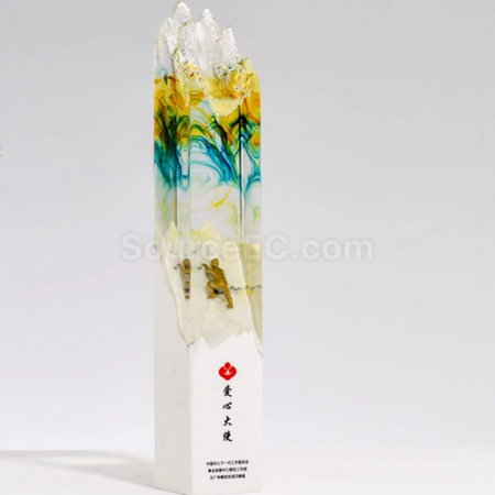 Customization Marble Crystal Trophy Promotional Products