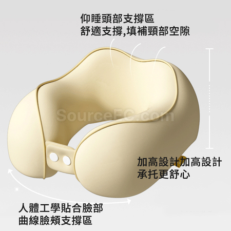 Customization Foldable Storage Memory Cotton Neck Pillow Promotional Products