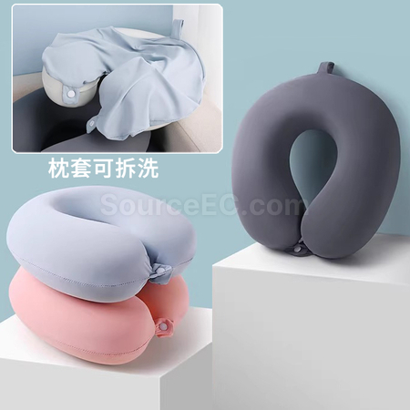 Customization Foldable Storage Memory Cotton Neck Pillow Promotional Products