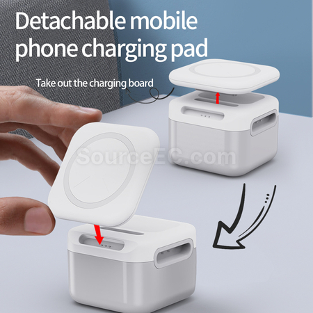 Customization Three-In-One Magnetic Wireless Charging Promotional Products
