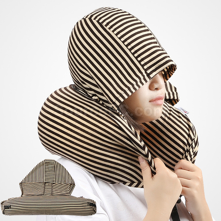 Customization U Shape Travel Neck Pillow with Hat Promotional Products